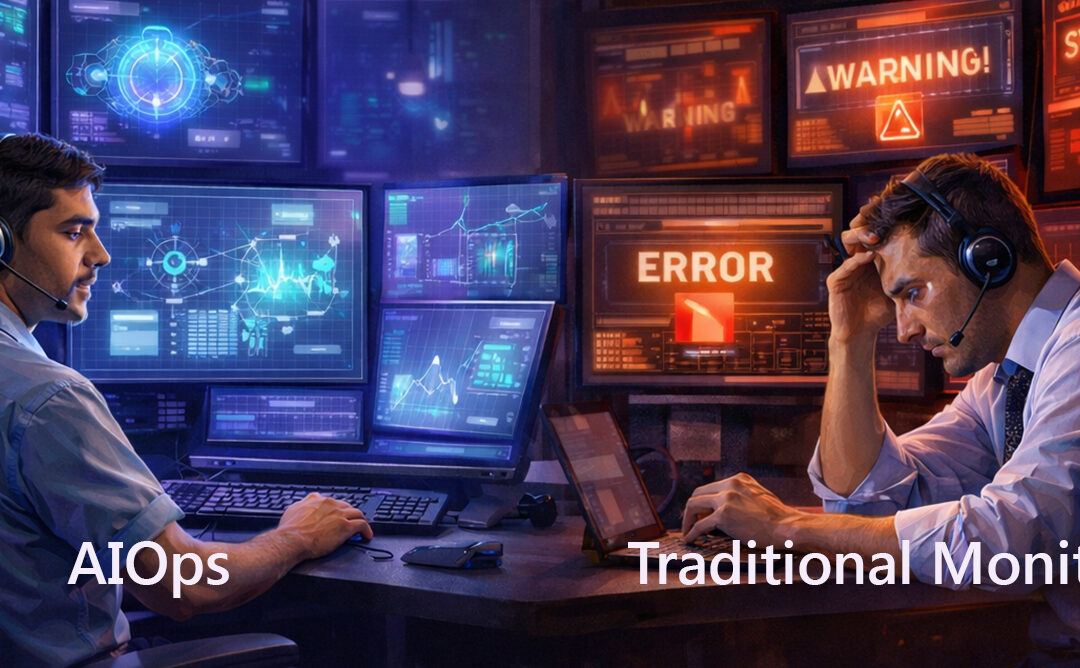 AIOps vs Traditional Monitoring: Why Reactive IT Is a Business Risk