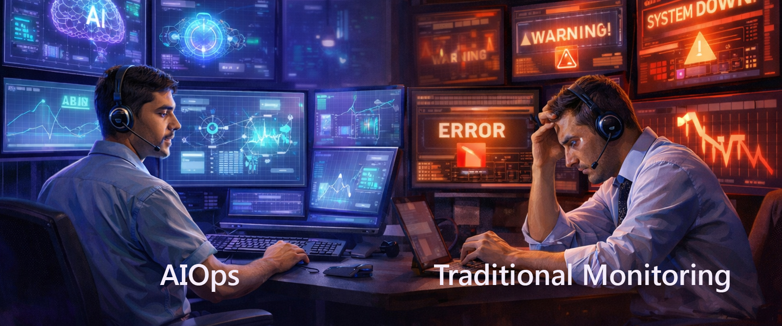 AIOps vs Traditional Monitoring: Why Reactive IT Is a Business Risk